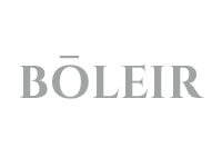 Logo with the word 'BÔLEIR' in gray serif font on a white background.